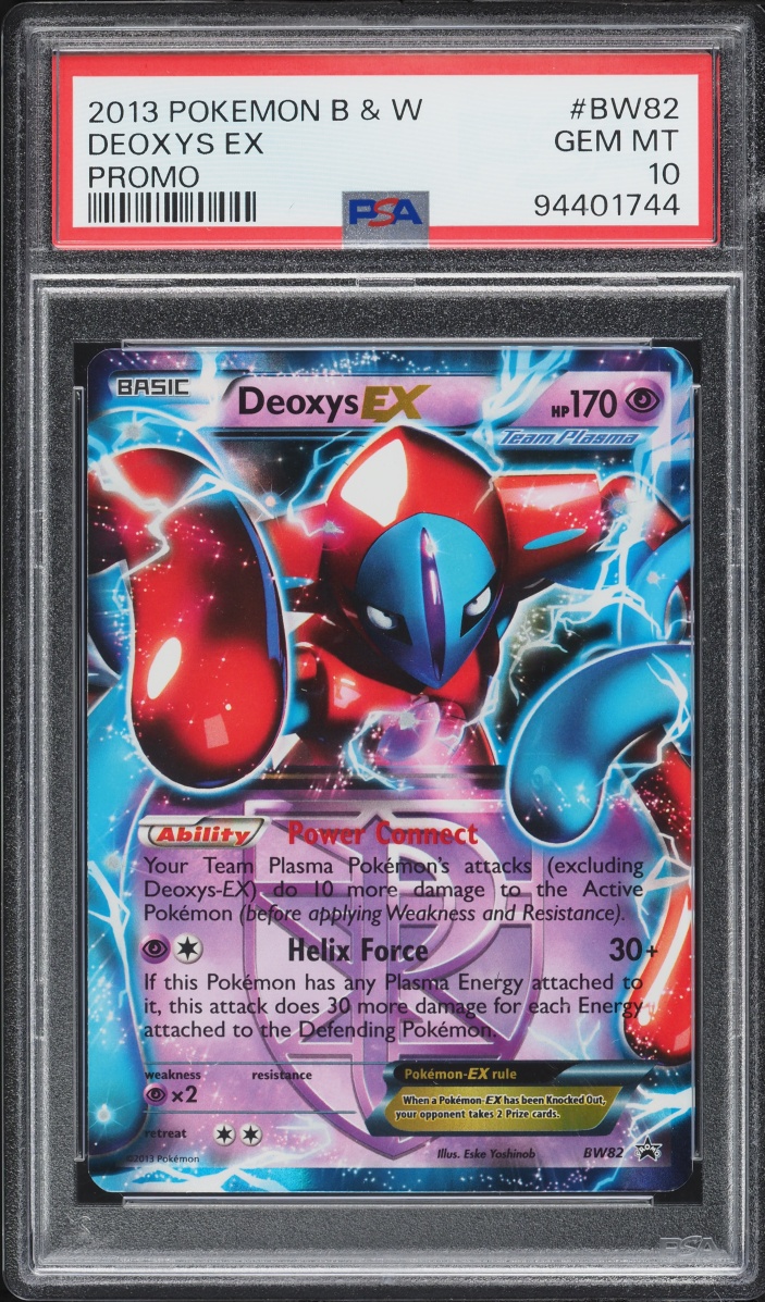 2013 Pokemon Black & White Promo Deoxys EX #BW82 PSA 10 GEM MINT