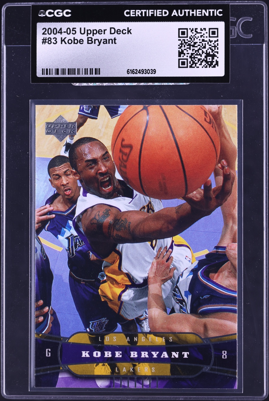 2004 Upper Deck Basketball Kobe Bryant #83 CGC AUTH