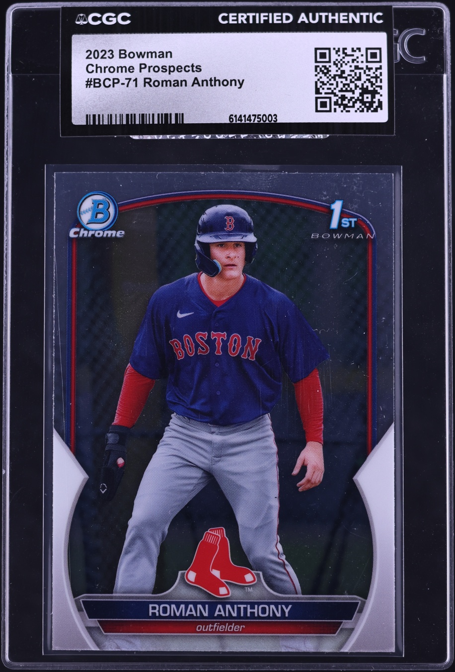 2023 Bowman Chrome Roman Anthony PROSPECT #BCP-71 CGC AUTH