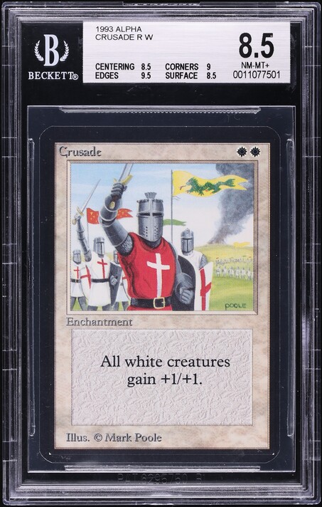 1993 Magic The Gathering MTG Alpha Black Lotus BGS 8.5 NM-MT+ on