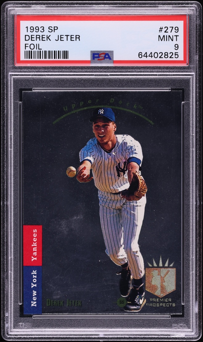 1993 SP Foil Derek Jeter ROOKIE #279 PSA 9 MINT