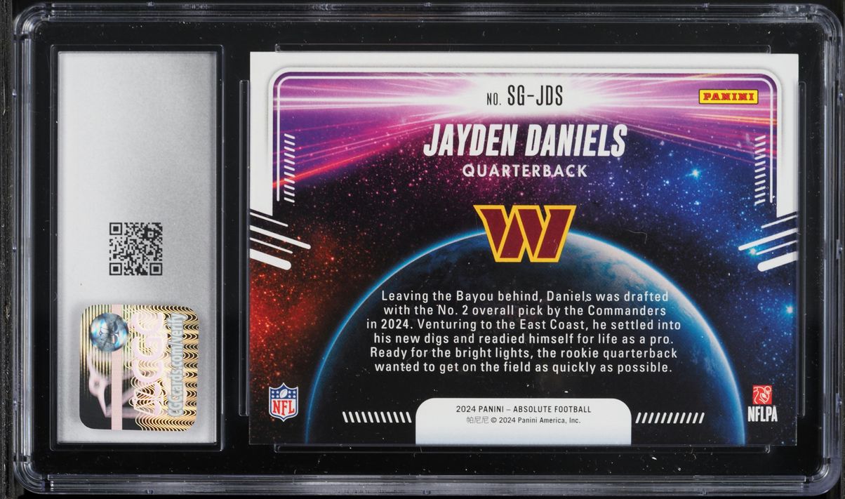 2024 Absolute Star Gazing Jayden Daniels ROOKIE #SG-JDS CGC 10 GEM MINT