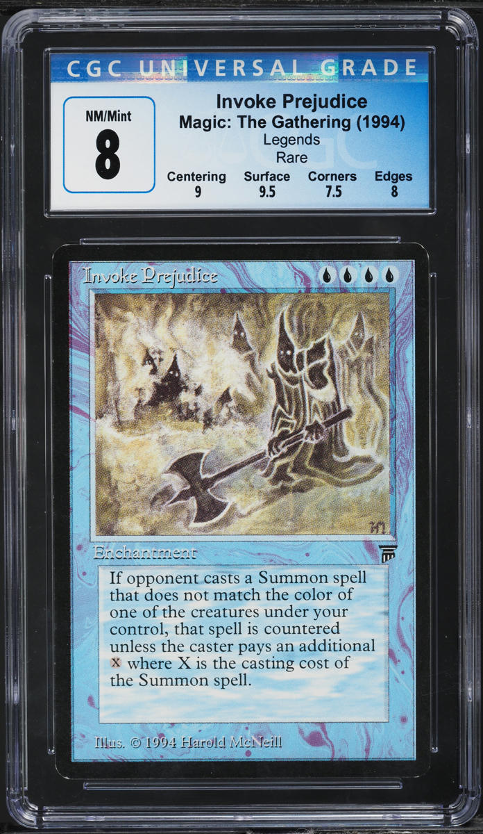 MTG  Invoke Prejudice イタリア語 Legends 4x FBB Invoke Prejudice Magic the Gathering MTG