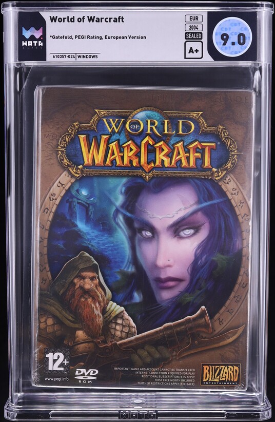 World Of Warcraft (Windows PC) WATA 9.0 A+ Sealed on Fanatics Collect