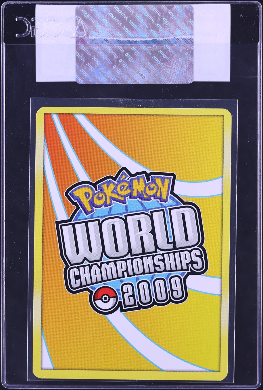 2009 Pokemon World Championships Deck Luxdrill Stephen Silvestro Luxray GL LV.X #109 CGC AUTH