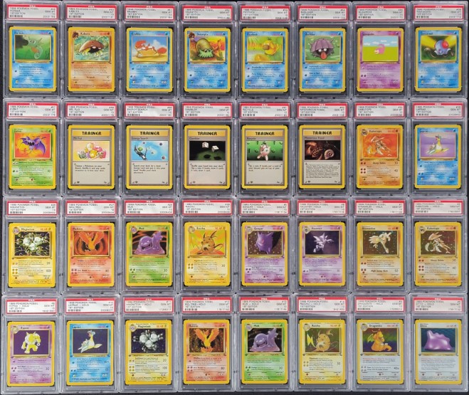 1999 Pokmon Fossil 1st Edition Complete Set, ALL PSA 10 GEM MINT on  Fanatics Collect