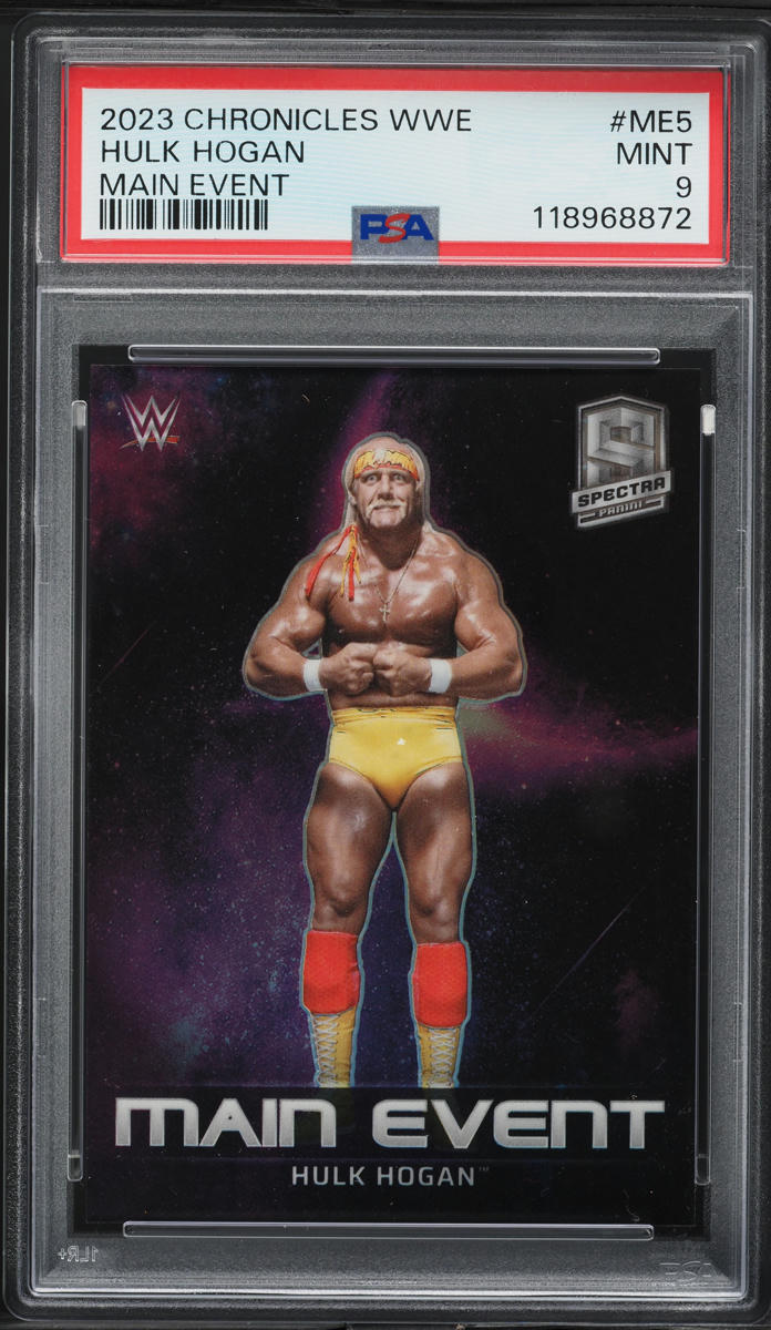 2023 Panini Chronicles WWE Main Event Hulk Hogan #ME5 PSA 9 MINT