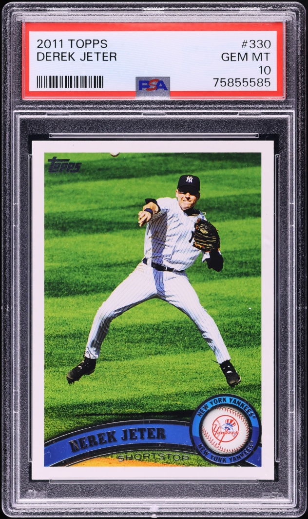 2011 Topps Derek Jeter #330 PSA 10 GEM MINT
