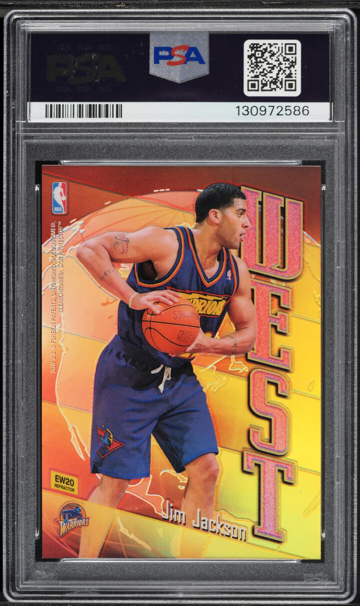 1998 Topps East West Refractor Reggie Miller & Jim Jackson #EW20 PSA 9 MINT