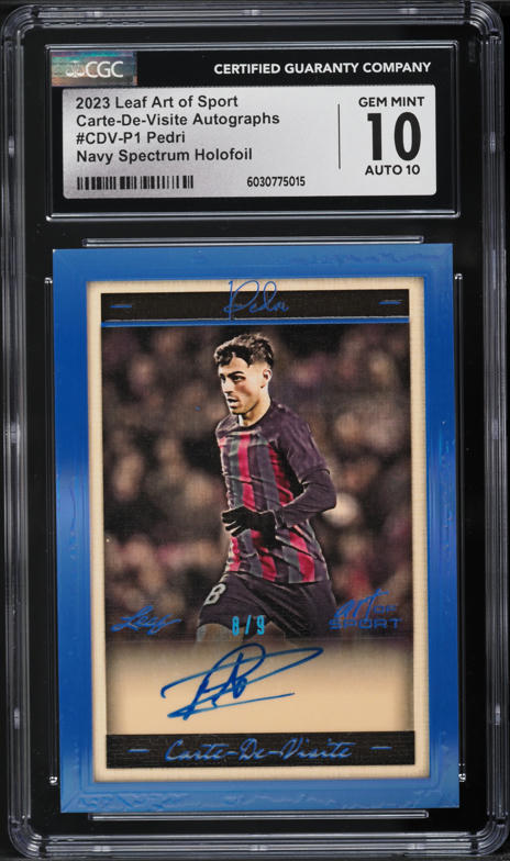 2023 Leaf Art Of Sport Bronze Spectrum Pedri & Robert Lewandowski