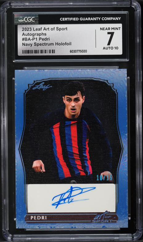 2023 Leaf Art Of Sport Bronze Spectrum Pedri & Robert Lewandowski