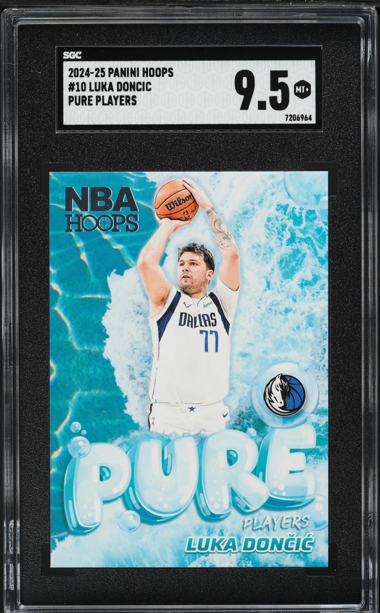 2024 Hoops Pure Players Luka Doncic #10 SGC 9.5 MINT+