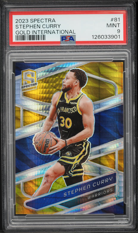 2023 Panini Prizm Silver Stephen Curry #119 PSA 9 MINT on Fanatics