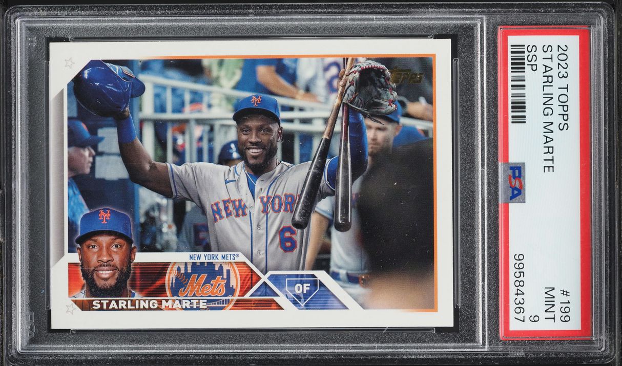 2023 Topps Starling Marte SSP #199 PSA 9 MINT