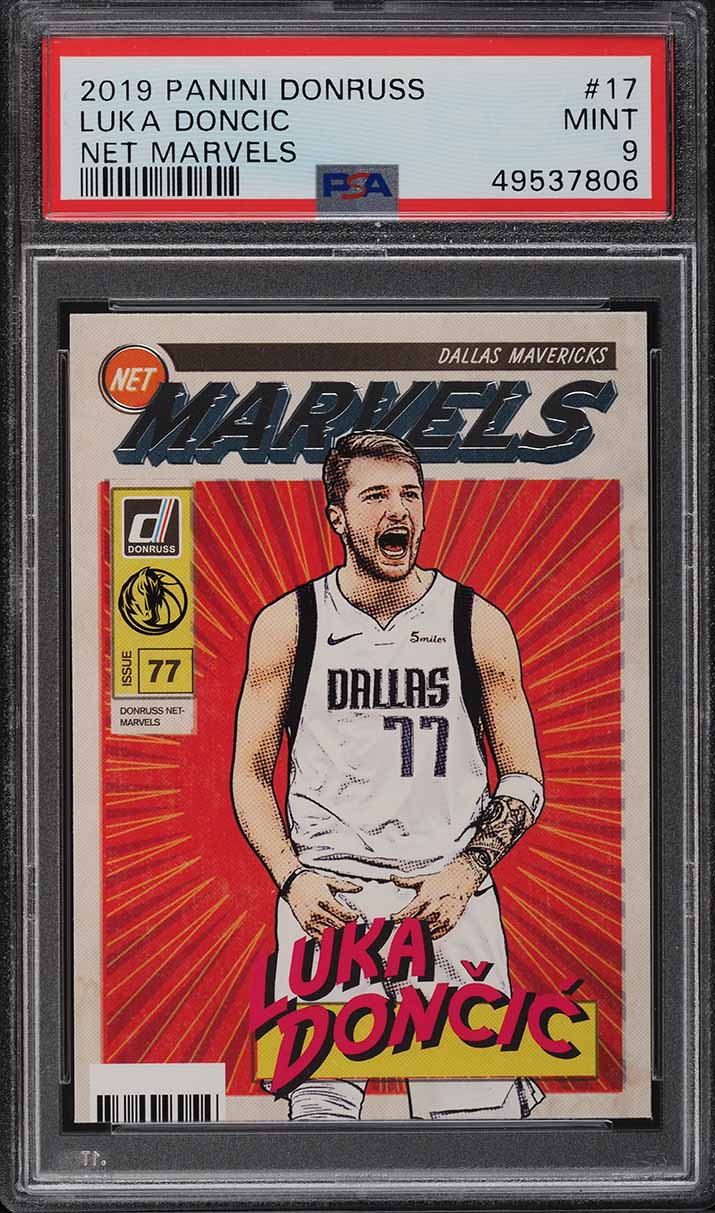 2019 Donruss Net Marvels Luka Doncic #17 PSA 9 MINT