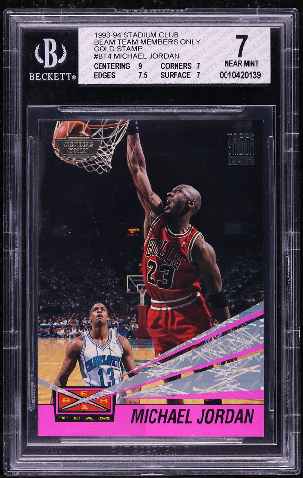 1993 Stadium Club Beam Team Michael Jordan #4 PSA 10 GEM