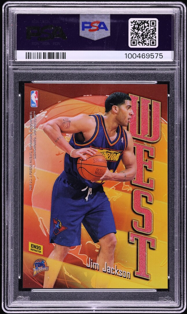 1998 Topps East West Refractor Reggie Miller & Jim Jackson #EW20 PSA 10 GEM MINT