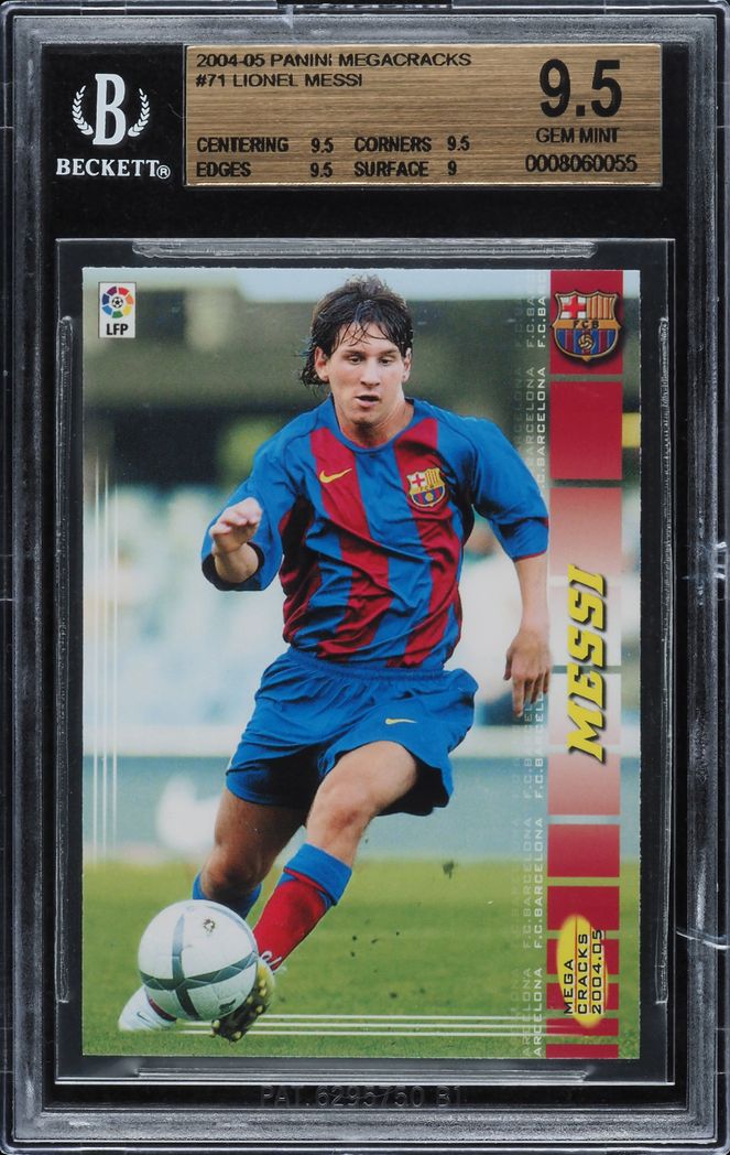 リオネルメッシ　ルーキーカード 2004 Panini Mega Cracks リオネルメッシ ルーキーカード 2004 Panini Mega Cracks 2004 Panini