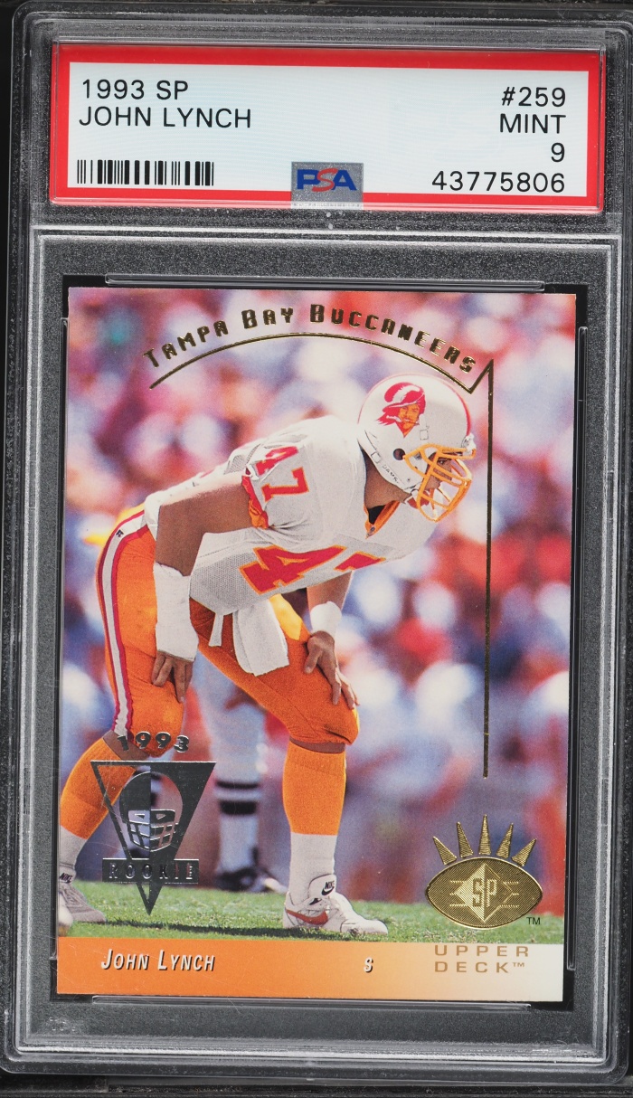 1993 SP Football John Lynch ROOKIE #259 PSA 9 MINT