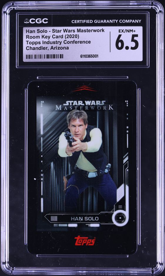 2022 Topps Chrome Star Wars Galaxy Refractor Han Solo #4 PSA 10