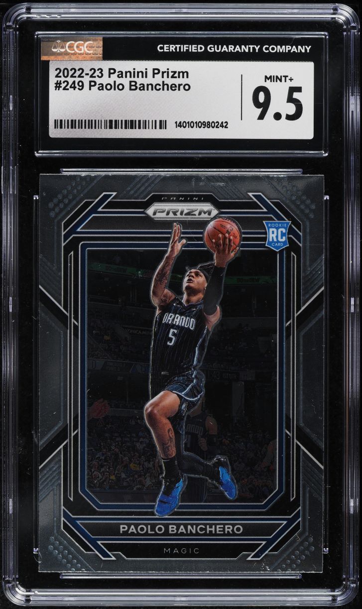 2022 Panini Prizm Paolo Banchero ROOKIE #249 CGC 9.5 MINT+