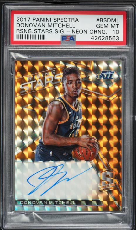 2017 Panini Essentials Rock The Rim Die-Cut Donovan Mitchell