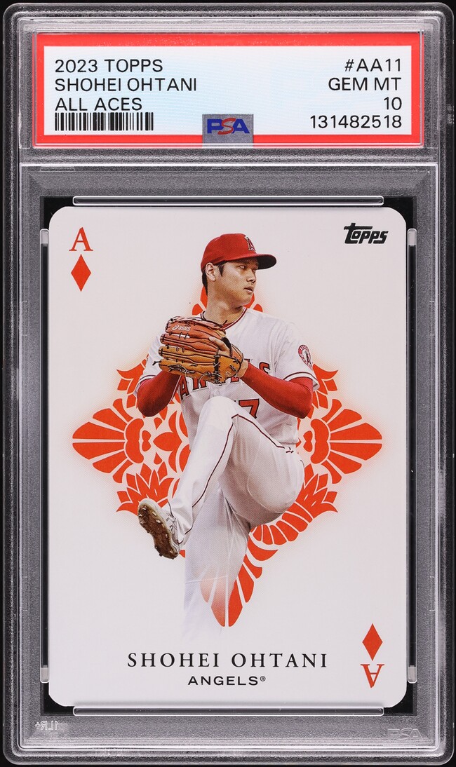 2023 Topps All Aces Shohei Ohtani #AA-11 PSA 10 GEM MINT