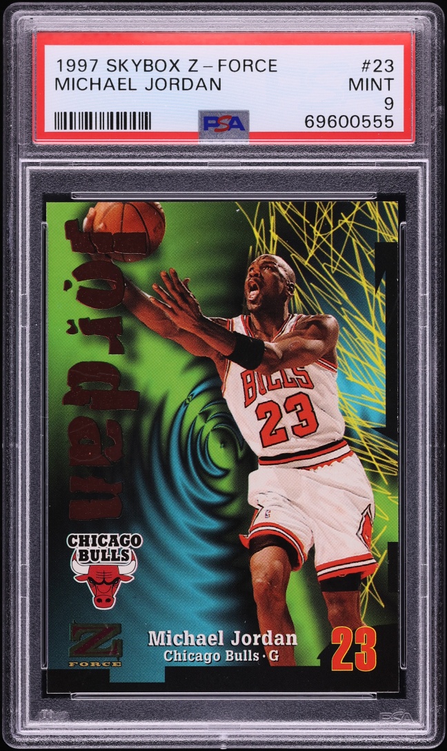 1997 Skybox Z-Force Michael Jordan #23 PSA 9 MINT