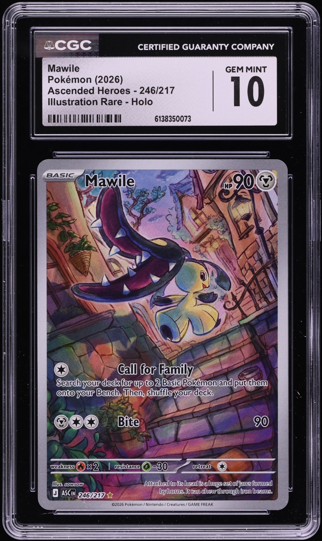 2026 Pokemon Mega Evolution Ascended Heroes IR Mawile #246 CGC 10 GEM MINT