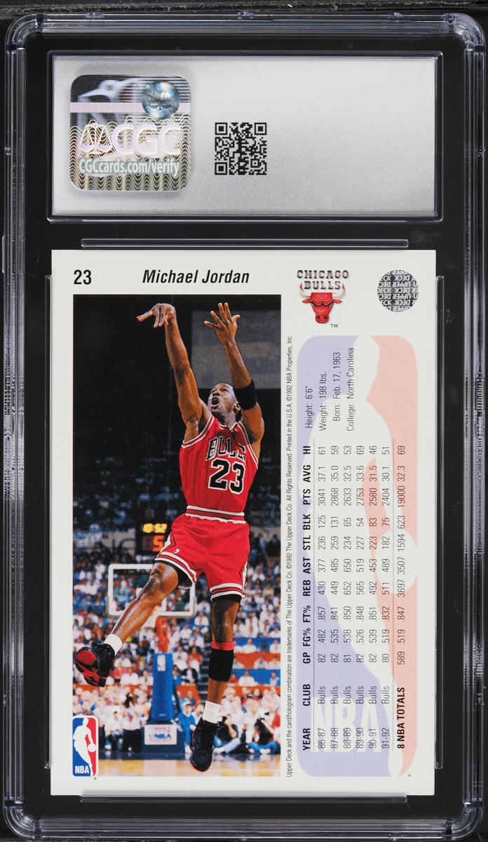 1992 Upper Deck Michael Jordan #23 CGC 7 NRMT