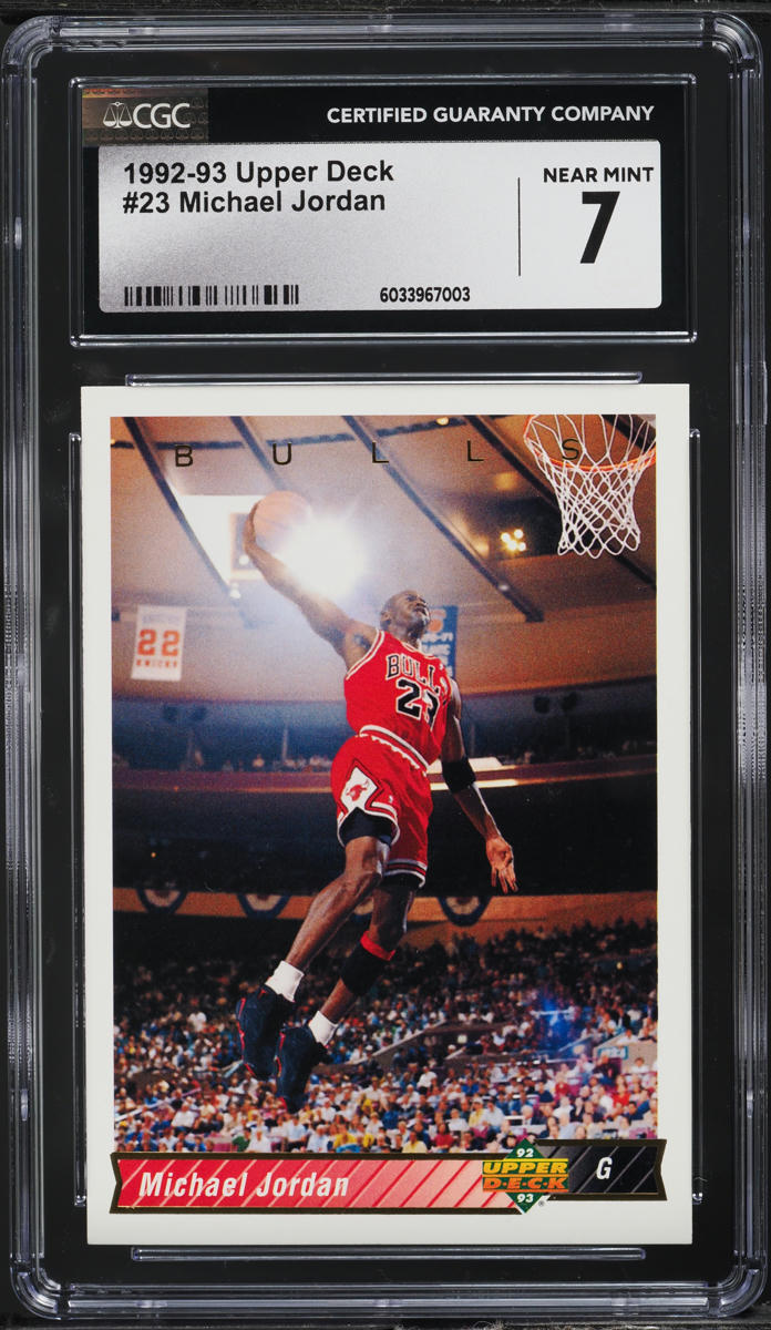 1992 Upper Deck Michael Jordan #23 CGC 7 NRMT