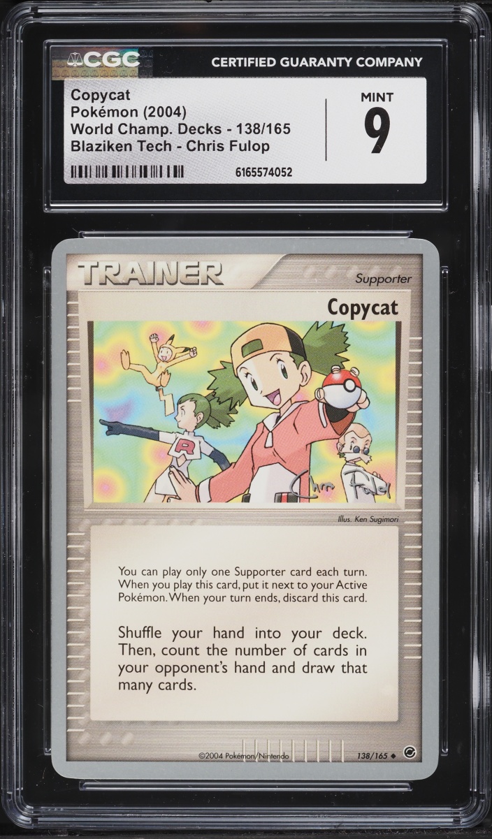 2004 Pokemon World Championships Decks Blaziken Tech Chris Fulop Copycat #138 CGC 9 MINT
