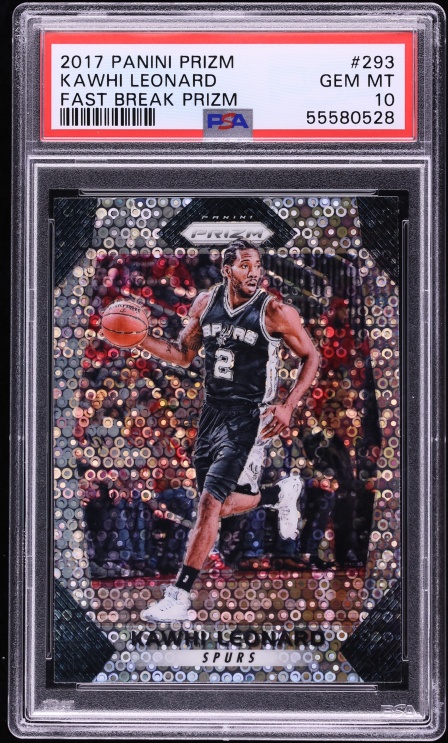 2017 Panini Prizm Fast Break Kawhi Leonard #293 PSA 10 GEM MINT