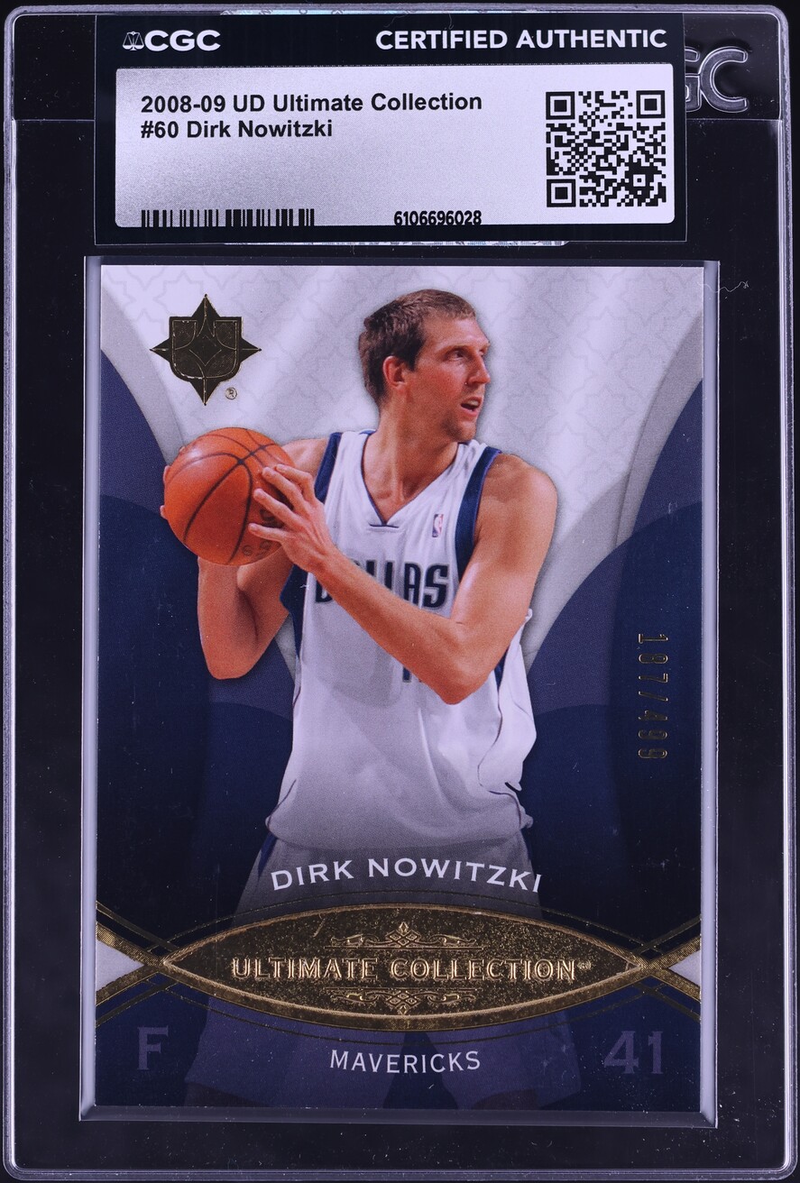 2008 Ultimate Collection Basketball Dirk Nowitzki /499 #60 CGC AUTH