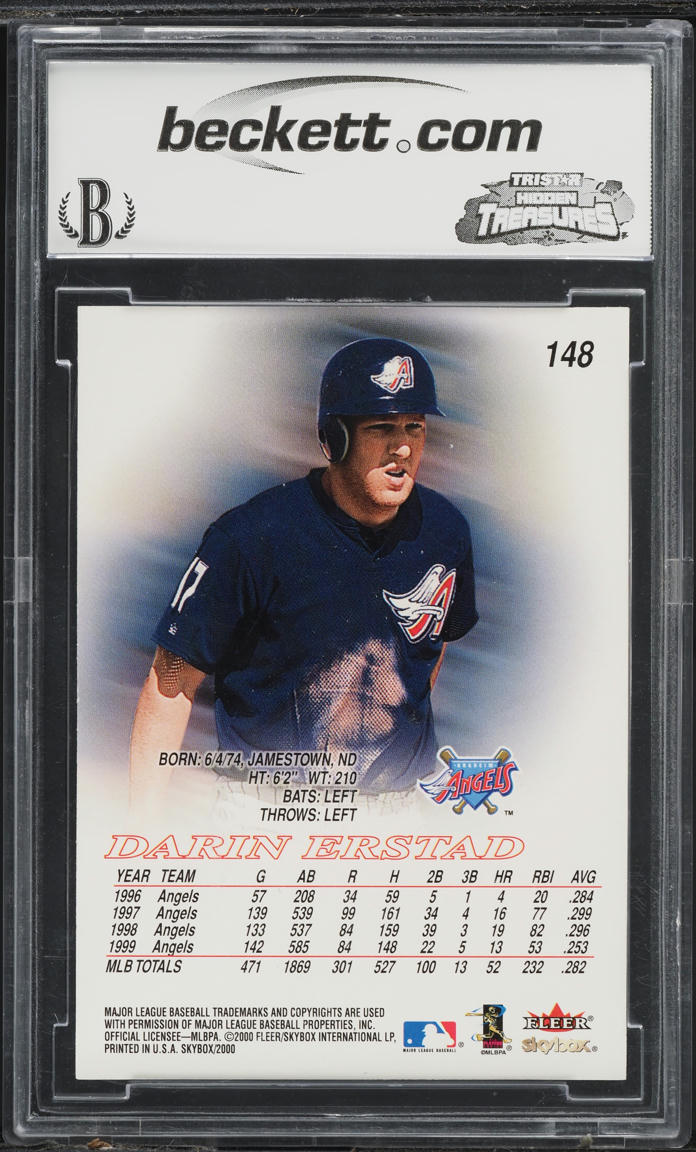 2000 Skybox Darin Erstad #148 BCCG 9
