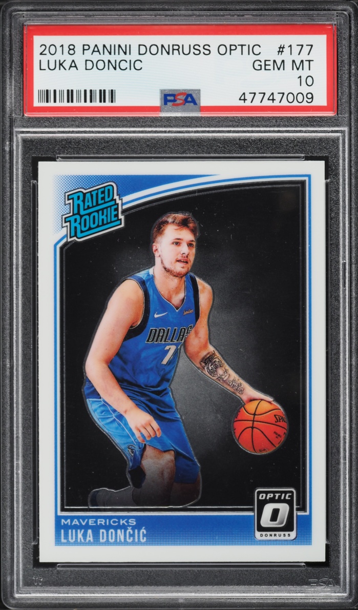 2018 Donruss Optic Luka Doncic ROOKIE #177 PSA 10 GEM MINT - Photo 1