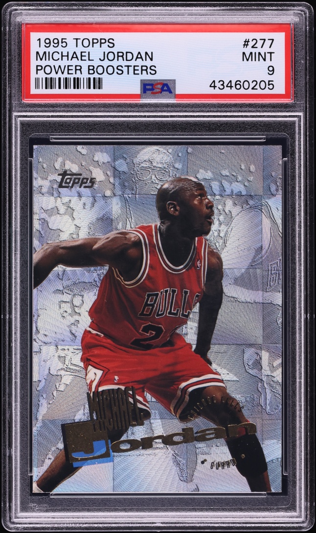 1995 Topps Power Boosters Michael Jordan #277 PSA 9 MINT