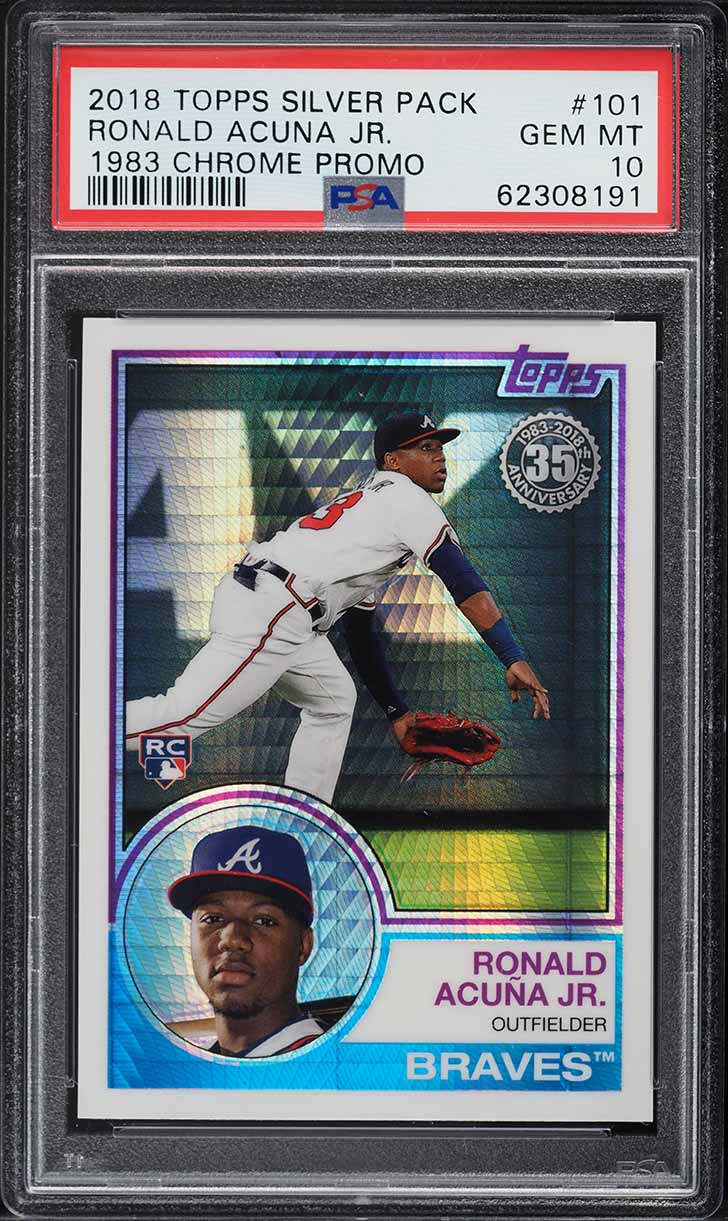 レア 2018 Topps Silver Pack RC ロナルド・アクーニャ 2018 Topps Silver Pack '83 Chrome Promo Ronald Acuna Jr