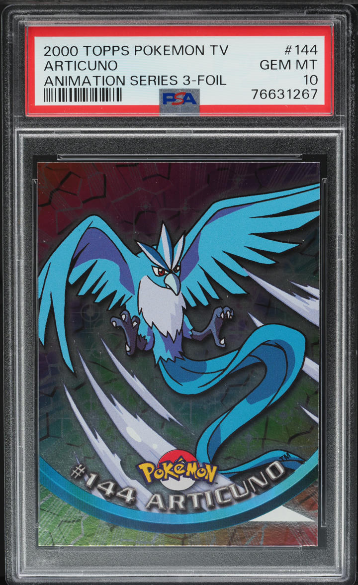 2000 Topps Pokemon Series 3 Foil Articuno #144 PSA 10 GEM MINT