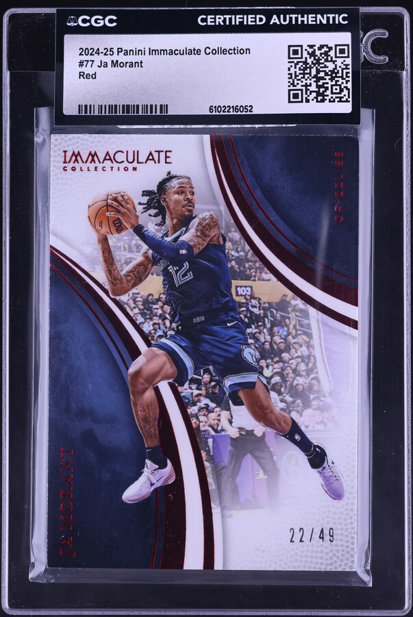 2024 Panini Prizm Groovy Ja Morant #27 PSA 10 GEM MINT on Fanatics