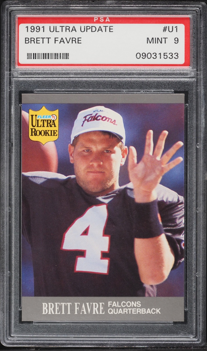 1991 Ultra Update Brett Favre ROOKIE #U-1 PSA 9 MINT