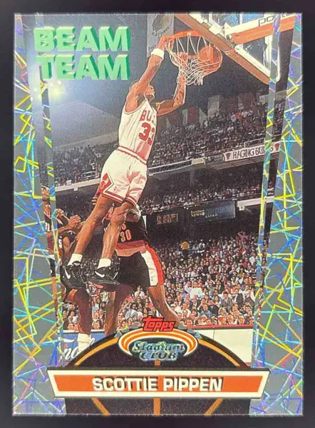 1992-93 Topps 93 Stadium Club Beam Team #5 Scottie Pippen on