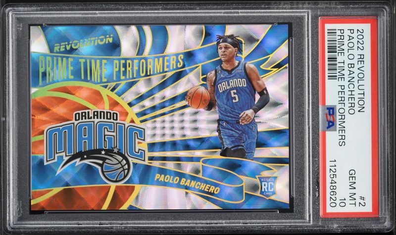 2022 Panini Prizm Silver Paolo Banchero ROOKIE #249 PSA 10 GEM