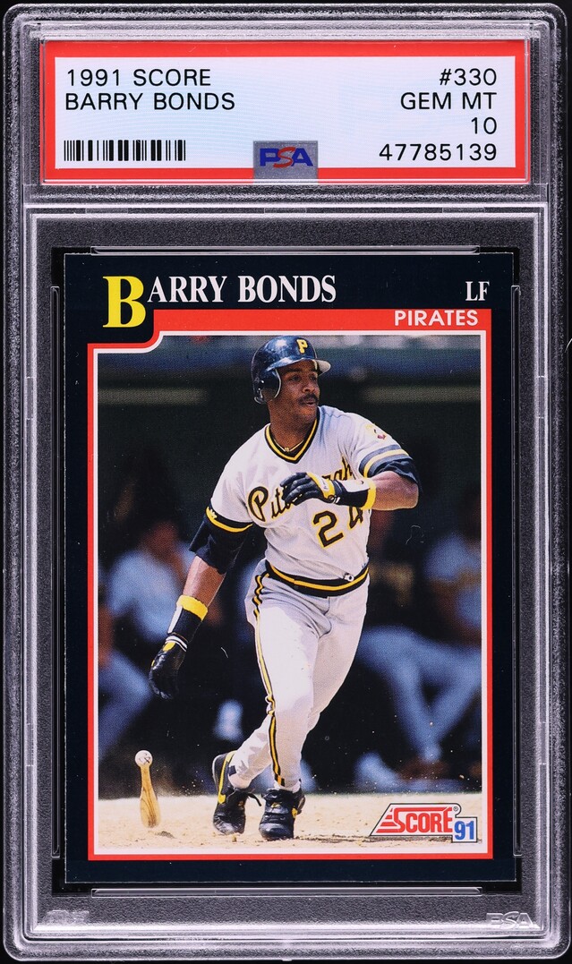 1991 Score Barry Bonds #330 PSA 10 GEM MINT