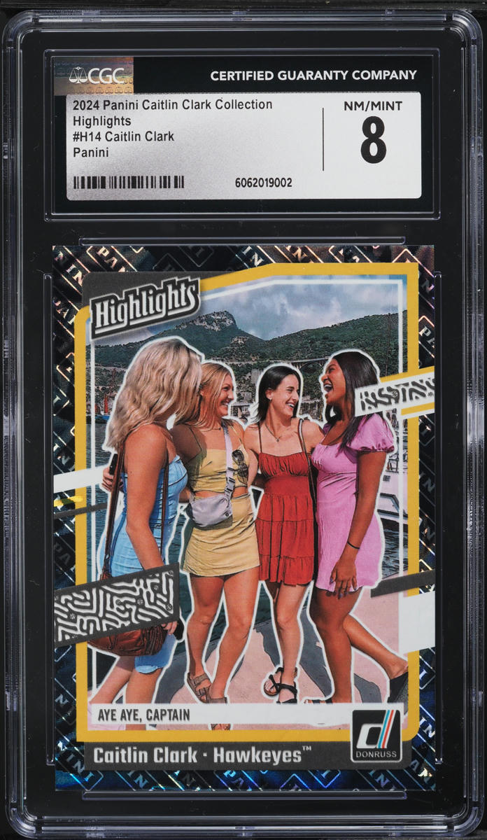 2024 Panini Collection Highlights Caitlin Clark ROOKIE #H14 CGC 8 NM-MT