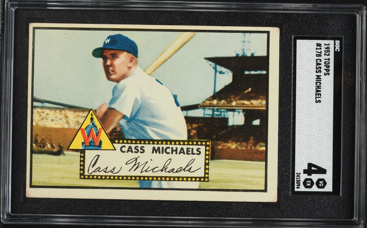 1952 Topps Cass Michaels #178 SGC 4 VGEX
