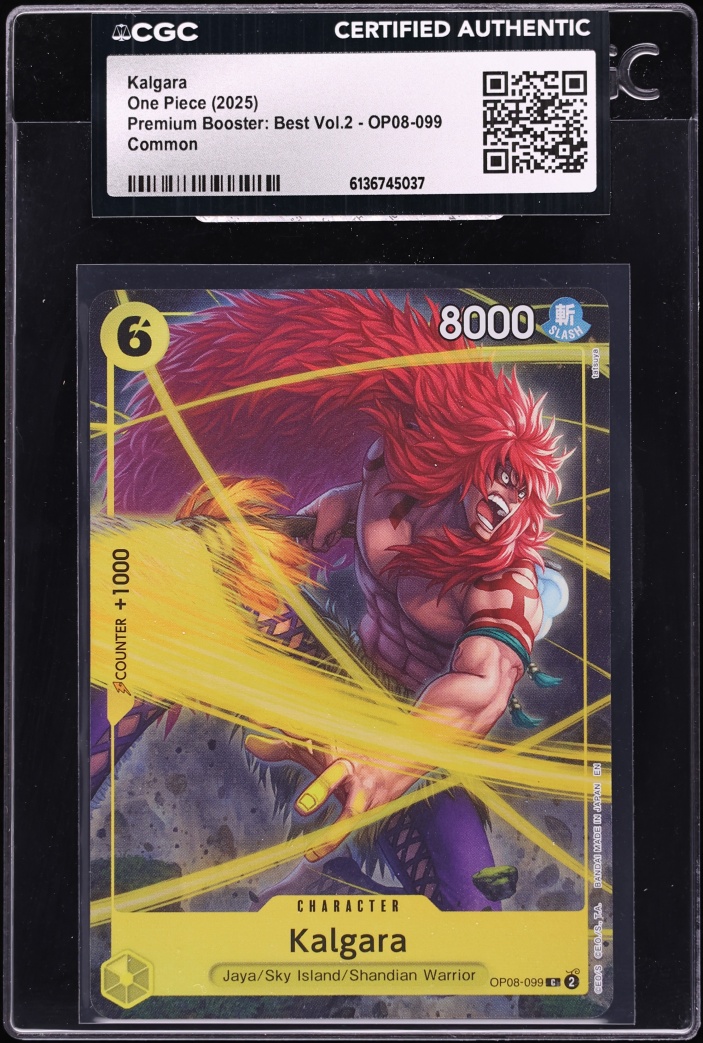 2025 One Piece Premium Booster Best Volume 2 Alt Art Kalgara #OP08-099 ...