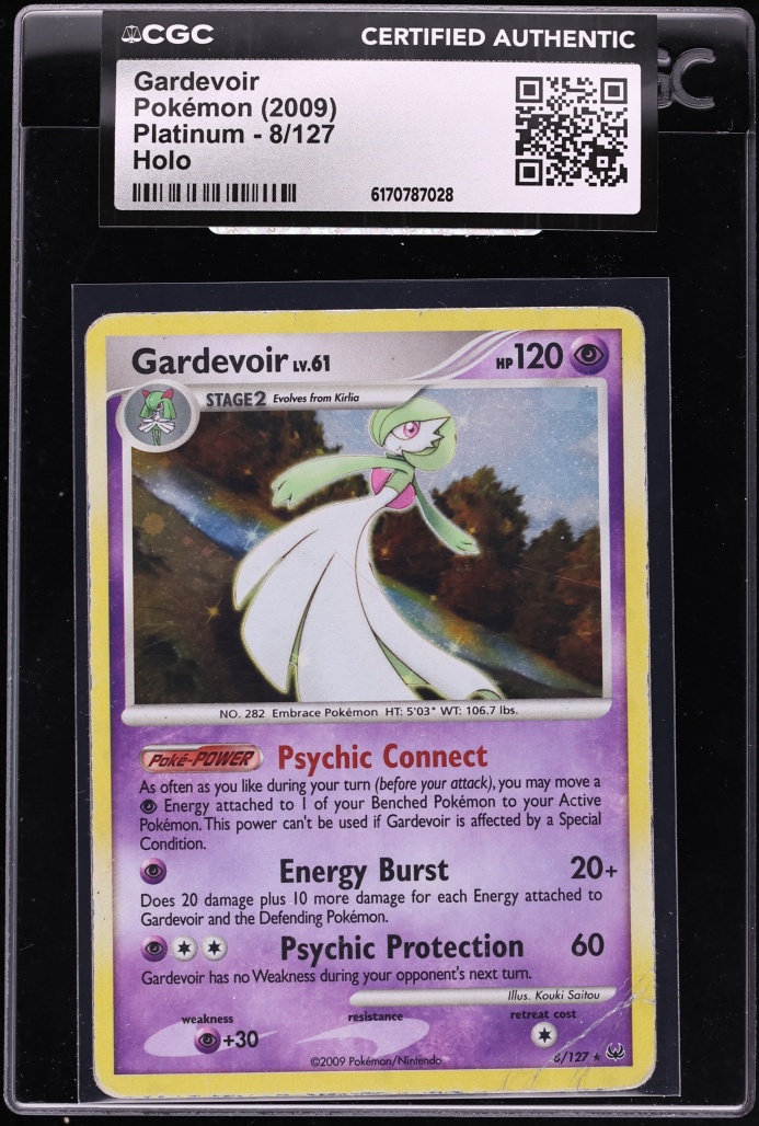 2009 Pokemon Platinum Holo Gardevoir #8 CGC AUTH