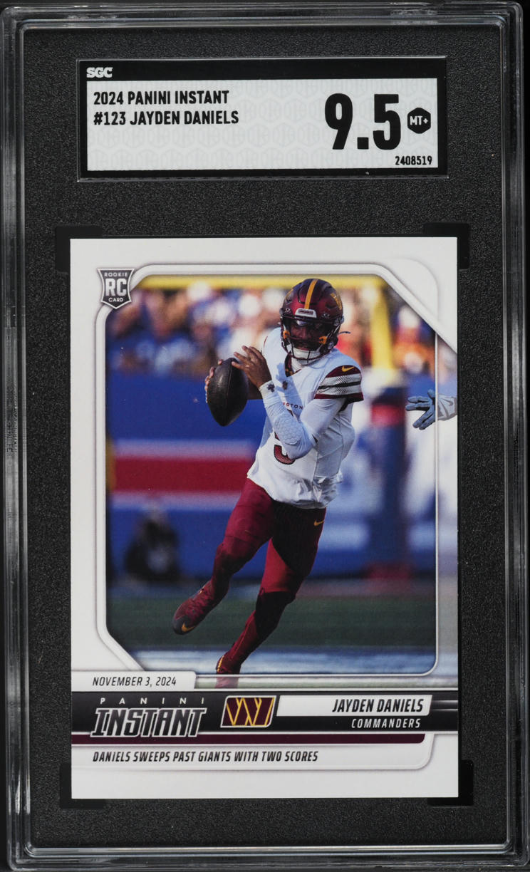 Jayden Daniels Rookie #62 2024 Panini Instant Gem Mint 10 - Washington Commanders