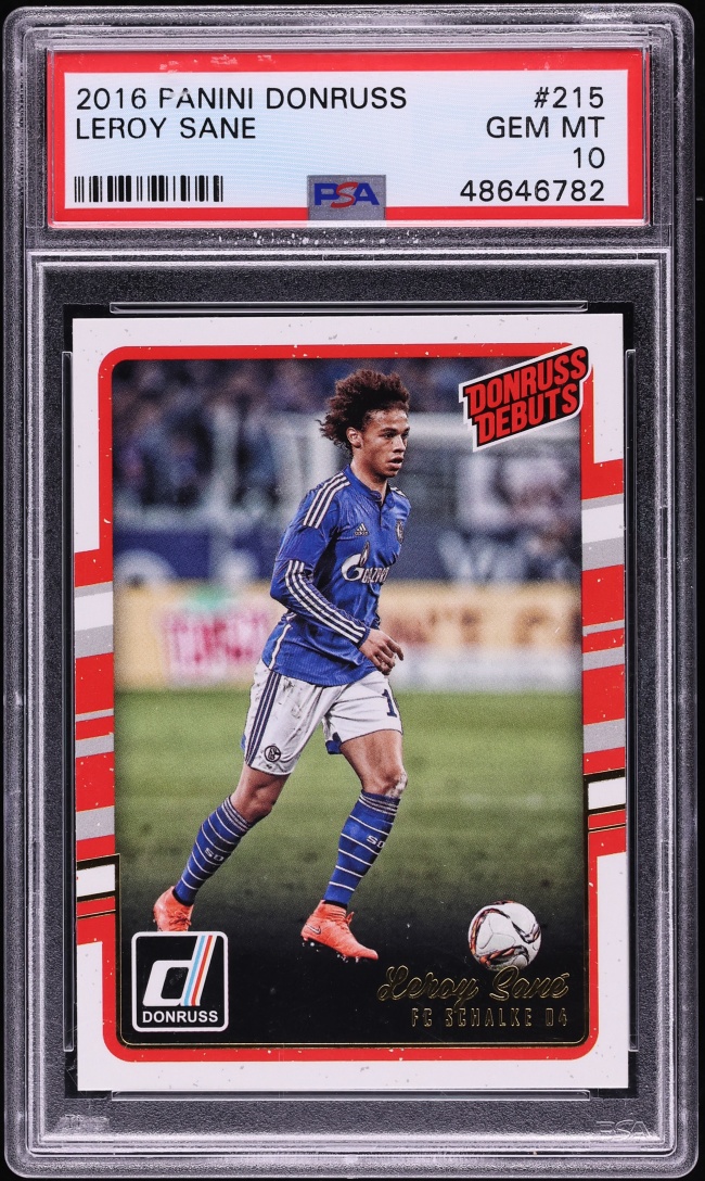 2016 Donruss Soccer Leroy Sane ROOKIE #215 PSA 10 GEM MINT